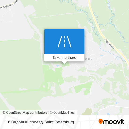 1-й Садовый проезд map