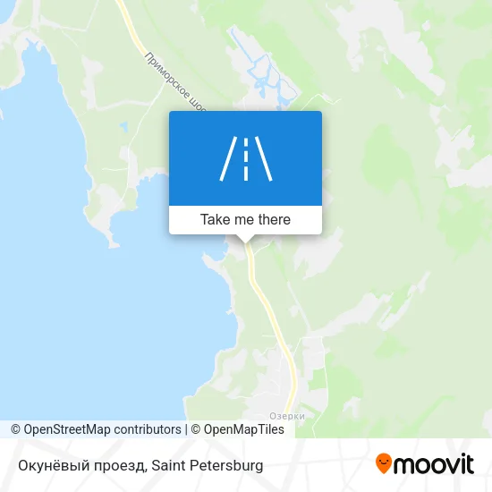 Окунёвый проезд map