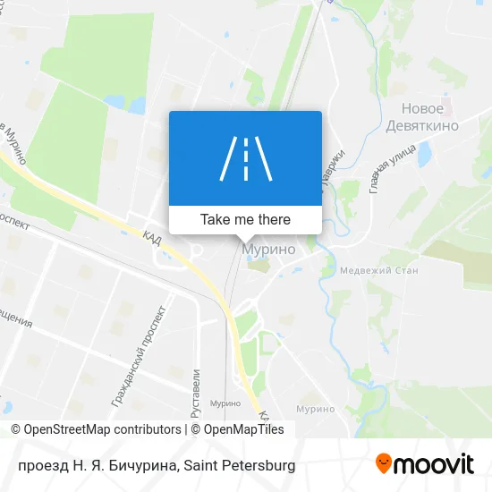 проезд Н. Я. Бичурина map