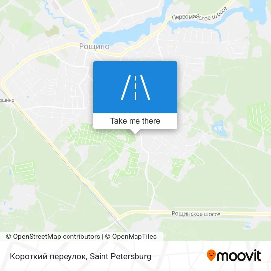 Короткий переулок map