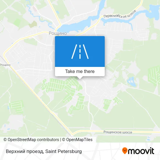 Верхний проезд map
