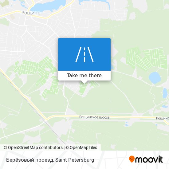 Берёзовый проезд map