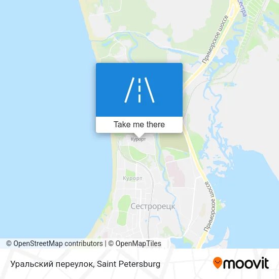 Уральский переулок map