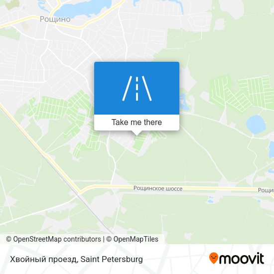 Хвойный проезд map