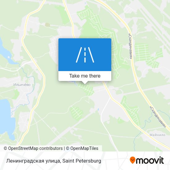 Ленинградская улица map