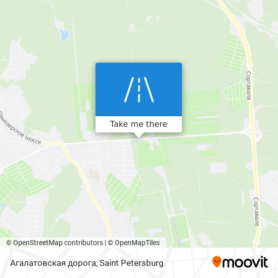 Агалатовская дорога map