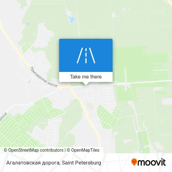 Агалатовская дорога map