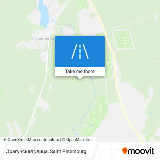 Драгунская улица map