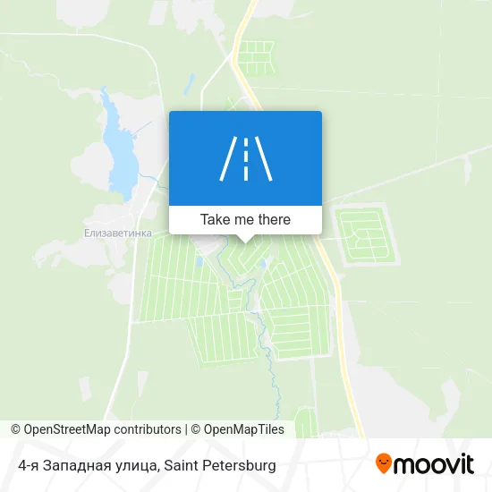 4-я Западная улица map