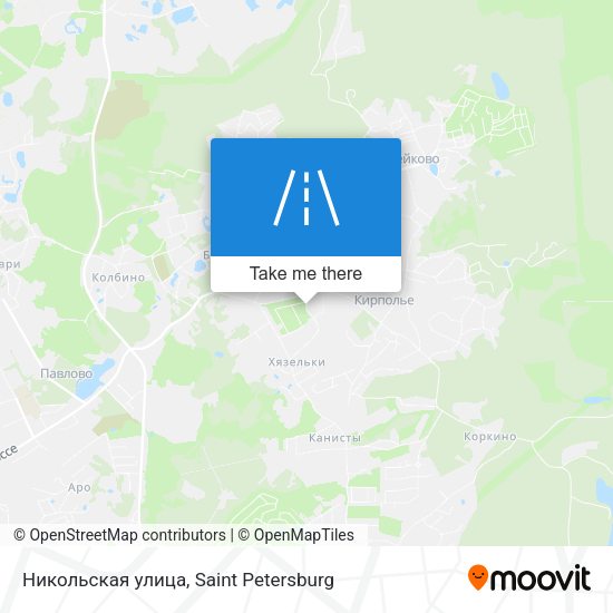 Никольская улица map