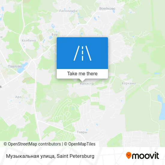 Музыкальная улица map