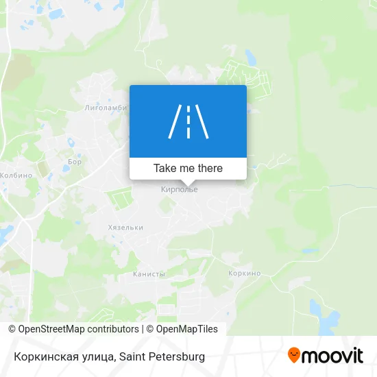 Коркинская улица map