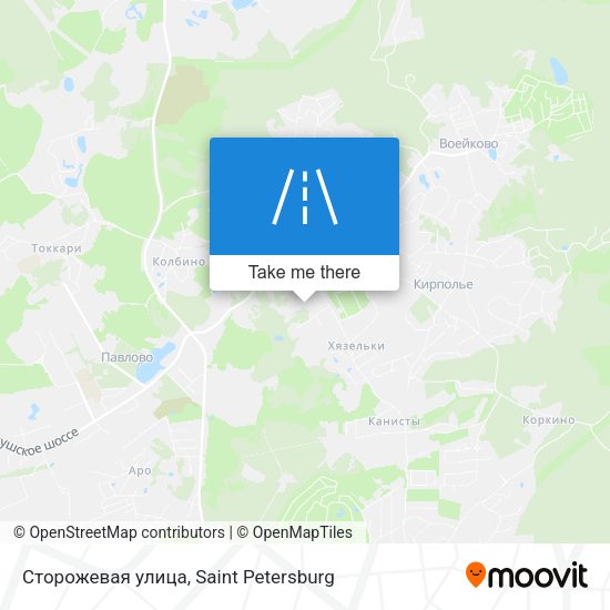 Сторожевая улица map