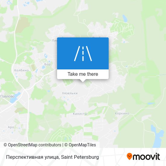 Перспективная улица map