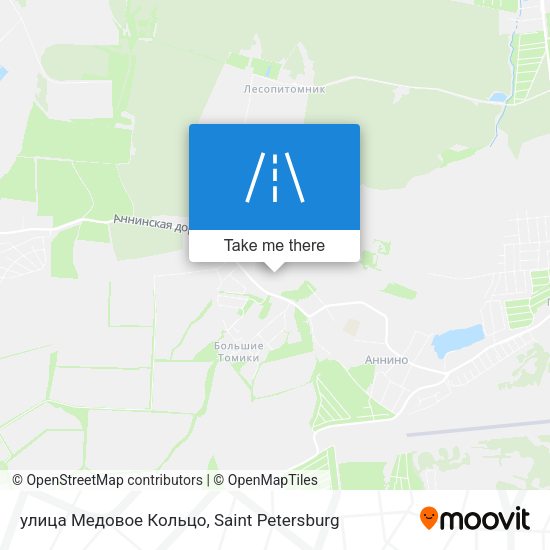 улица Медовое Кольцо map