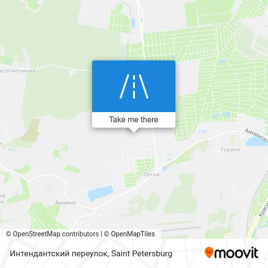 Интендантский переулок map