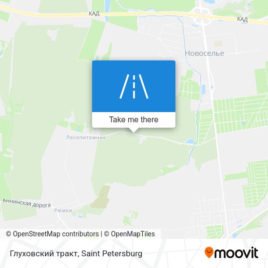 Глуховский тракт map