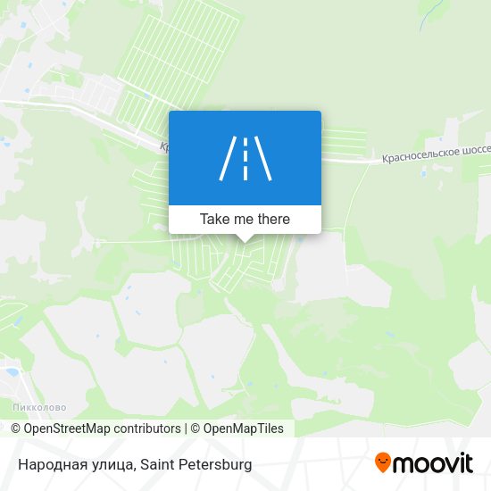 Народная улица map