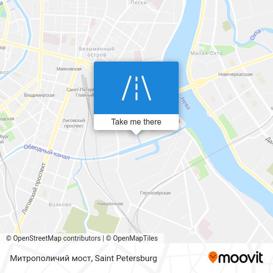 Митрополичий мост map