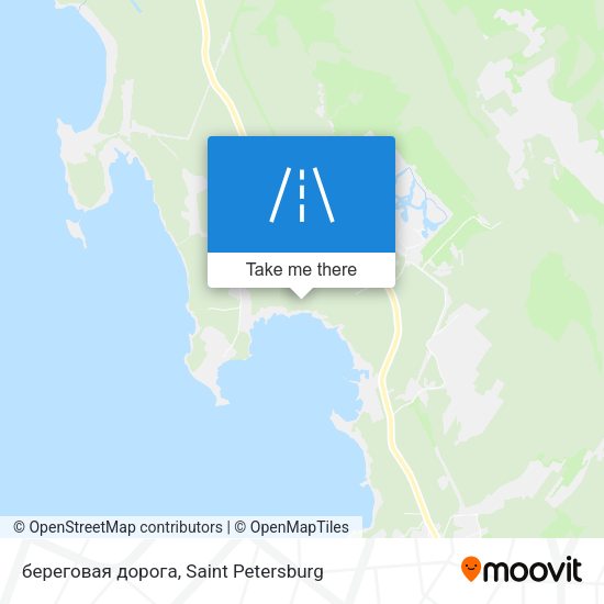 береговая дорога map