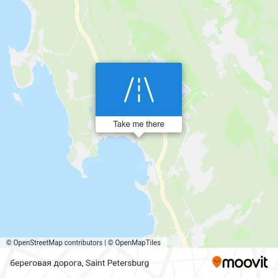 береговая дорога map