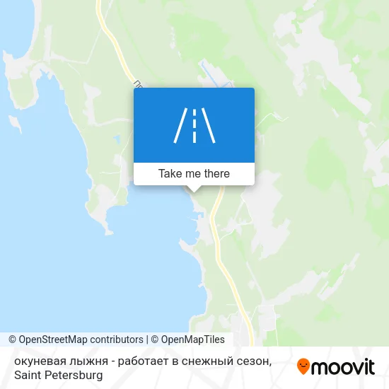 окуневая лыжня - работает в снежный сезон map