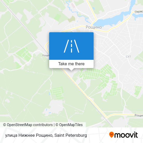 улица Нижнее Рощино map