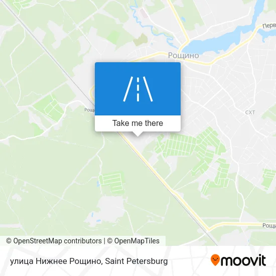 улица Нижнее Рощино map