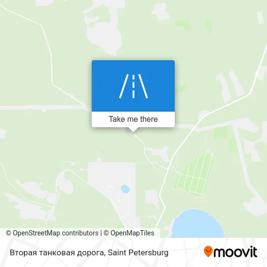 Вторая танковая дорога map