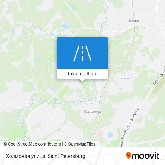 Холмовая улица map