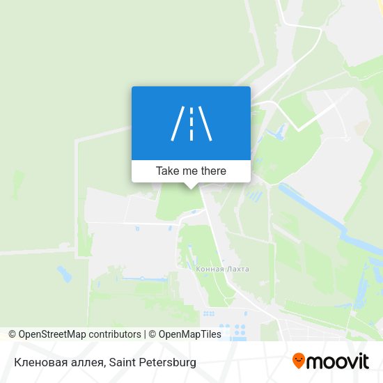 Кленовая аллея map