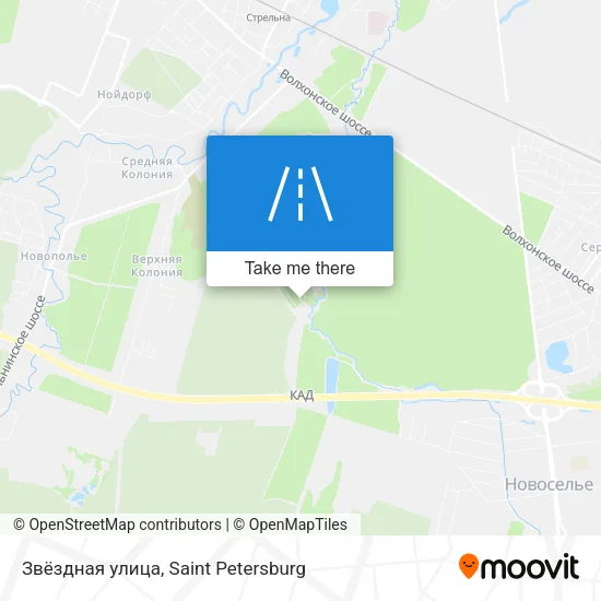 Звёздная улица map