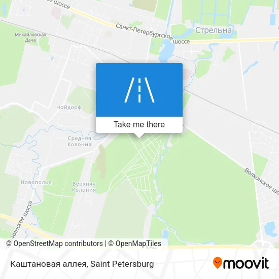 Каштановая аллея map