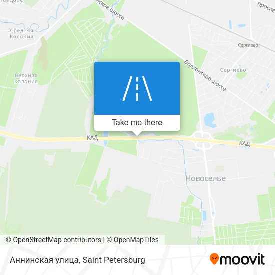 Аннинская улица map