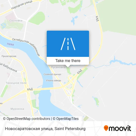 Новосаратовская улица map