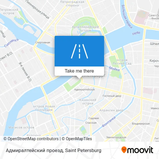 Адмиралтейский проезд map