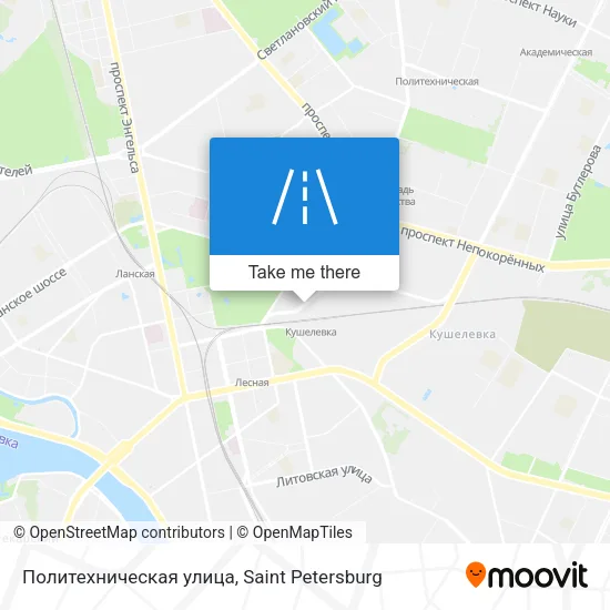 Политехническая улица map