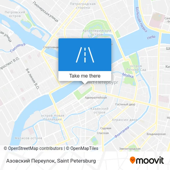 Азовский Переулок map