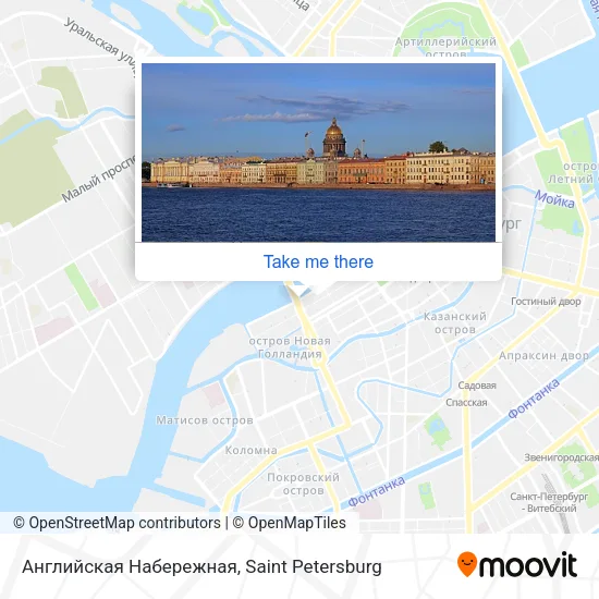 Английская Набережная map