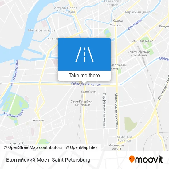 Балтийский Мост map
