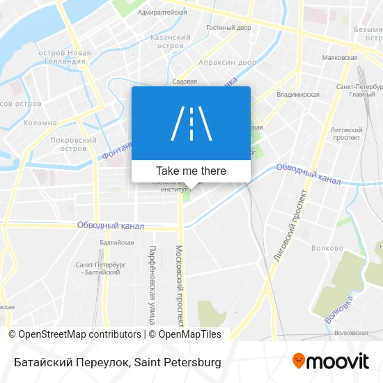 Батайский Переулок map