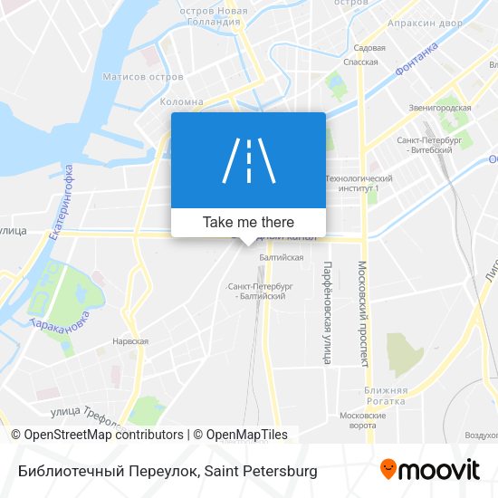 Библиотечный Переулок map