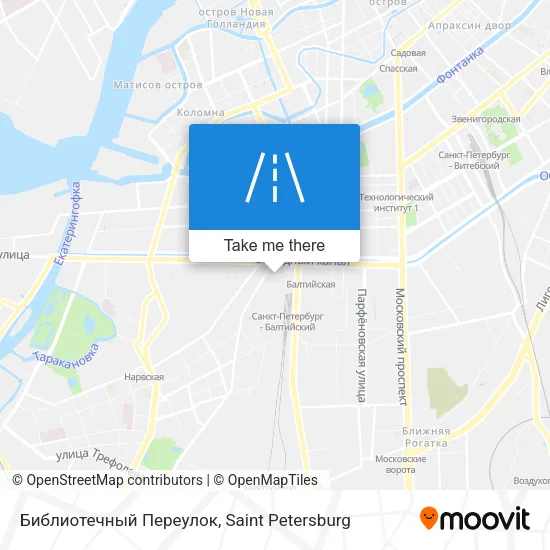 Библиотечный Переулок map