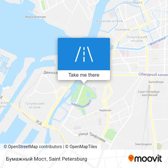 Бумажный Мост map