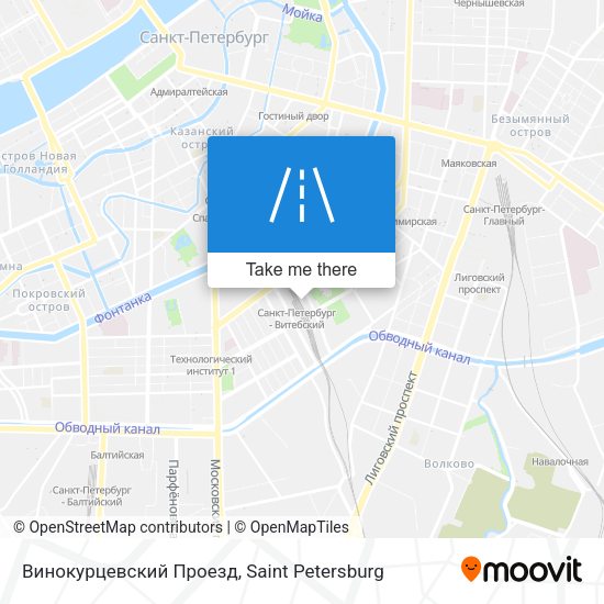 Винокурцевский Проезд map