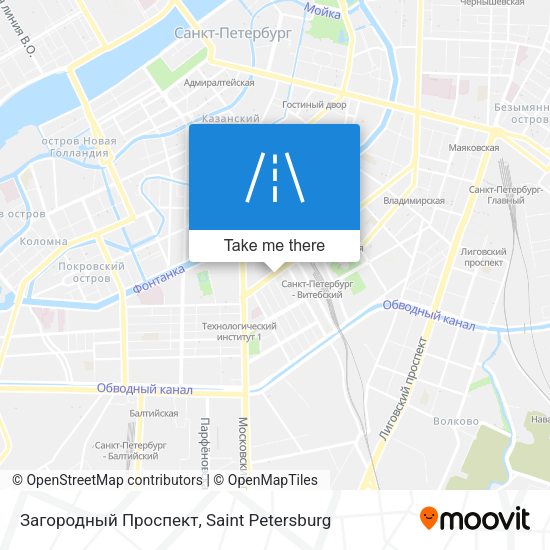 Загородный Проспект map