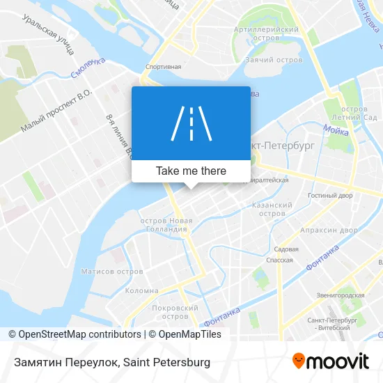 Замятин Переулок map