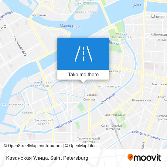 Казанская Улица map