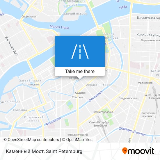 Каменный Мост map