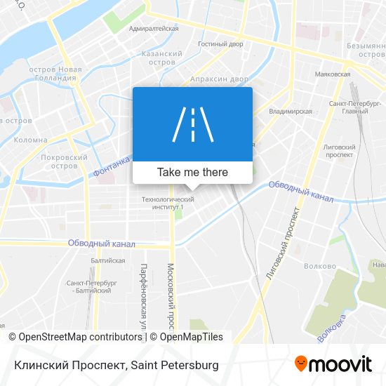 Клинский Проспект map